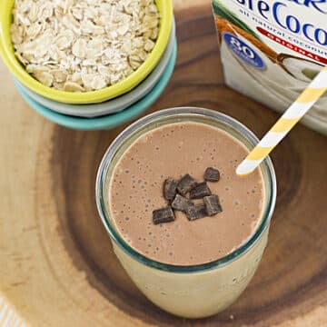 Chocolate Banana Peanut Butter Smoothie