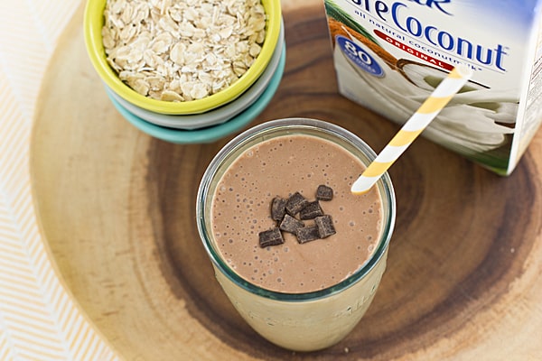 Chocolate Banana Peanut Butter Smoothie