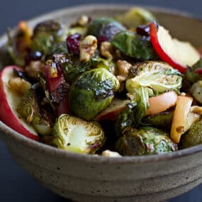 Roasted Brussels Sprouts & Apples Recipe
