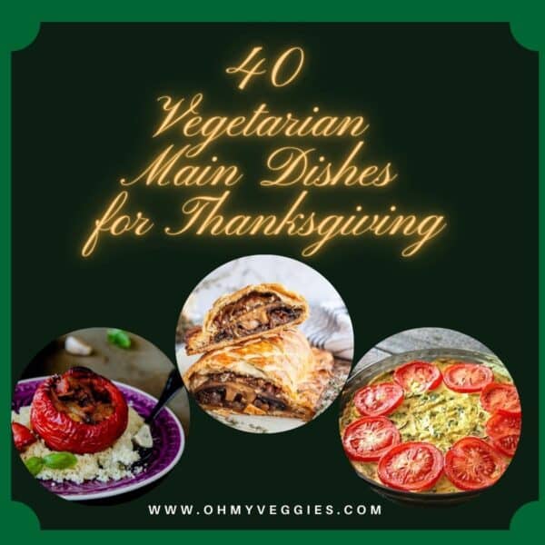 40+ Vegetarian Main Dishes for Thanksgiving - Oh My Veggies!