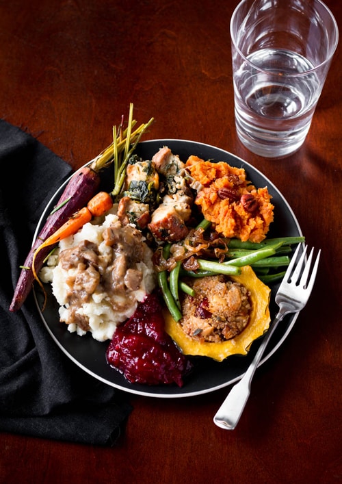 Vegetarian thanksgiving main outlet dish