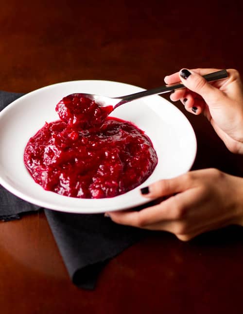 Ginger Orange Cranberry Sauce