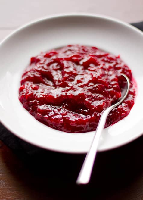 Ginger Orange Cranberry Sauce