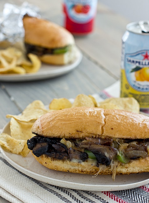 Portobello Mushroom Cheesesteaks