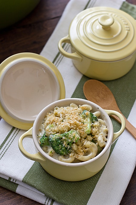 Stovetop Pesto Mac with Broccoli