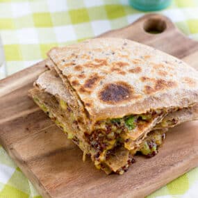 Broccoli Quinoa Quesadillas Recipe