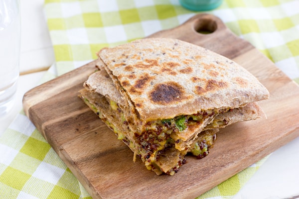 Broccoli Quinoa Quesadillas Recipe