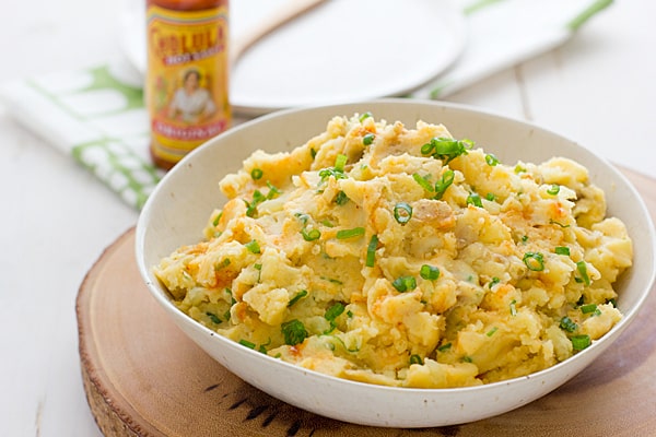 Cheddar & Cholula Mashed Potato Recipe