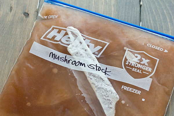 Frozen Mushroom Stock
