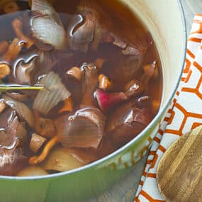 Mushroom Stock from Kitchen Scraps Recipe