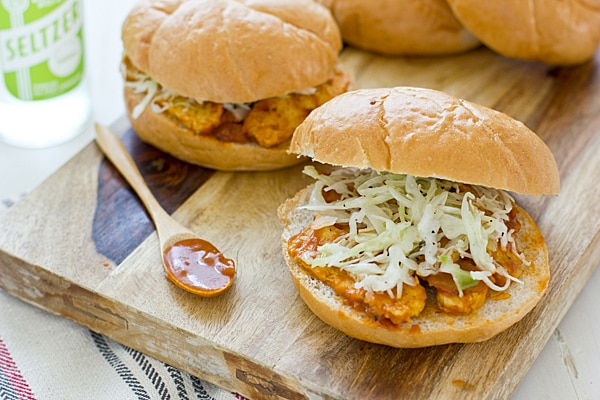 BBQ Tempeh Sandwiches