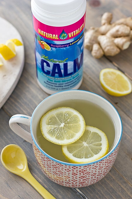 Natural Calm Lemon Ginger Tea