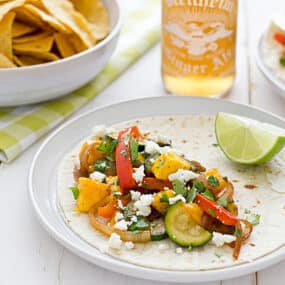 Sweet & Spicy Mango Fajitas Recipe
