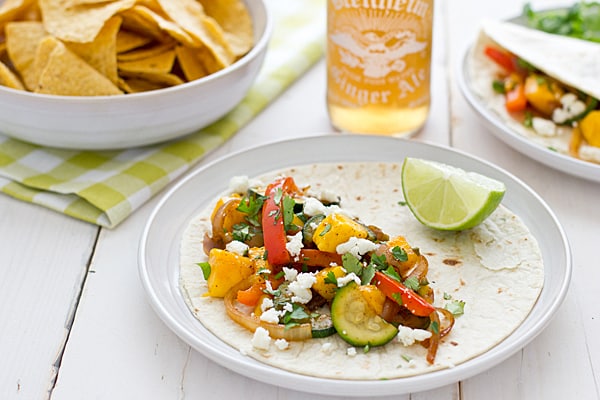 Sweet & Spicy Mango Fajitas Recipe