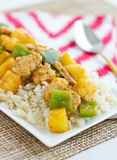 Sweet and Sour Tempeh