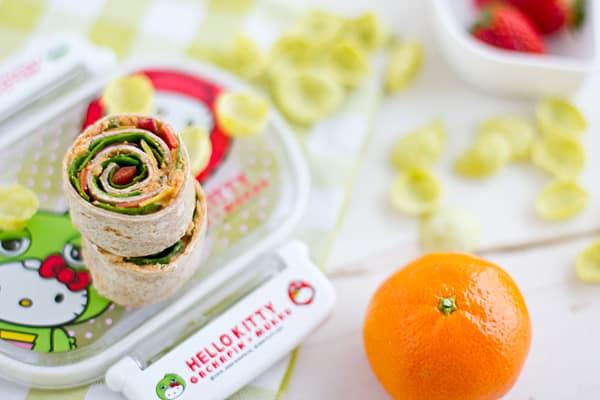 Slow-Roasted Tomato & Basil Hummus + Veggie Hummus Wraps