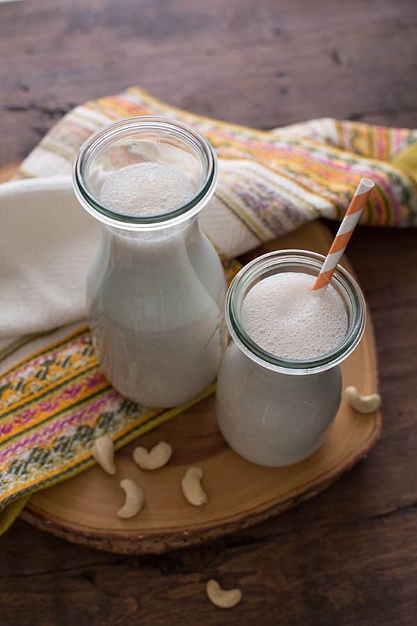 Cinnamon Vanilla Cashew Milk