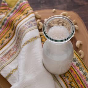 Cinnamon Vanilla Cashew Milk