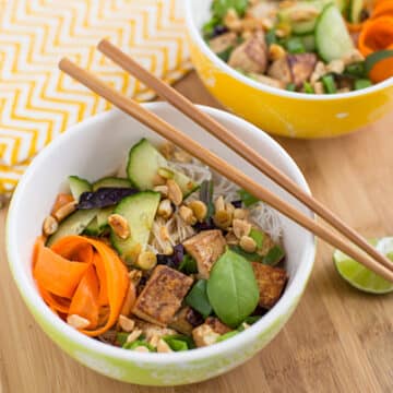Thai Tofu and Noodle Salad Recipe