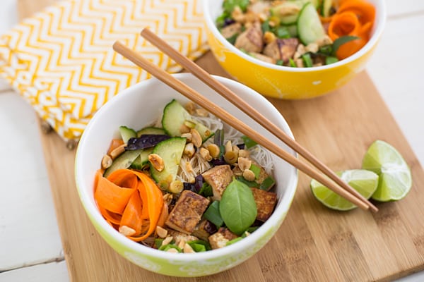 Thai Tofu and Noodle Salad Recipe