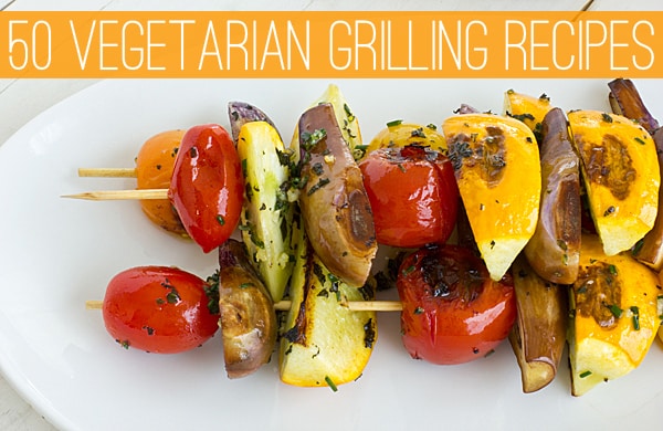 Parmesan Grilled Vegetable Skewers - Oh So Delicioso