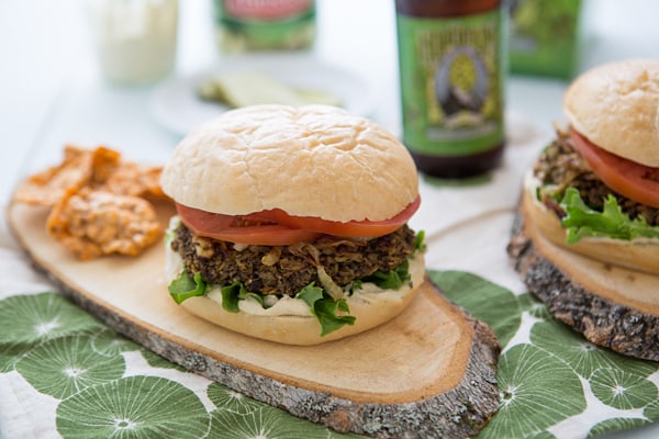 Lentil Mushroom Burger Recipe