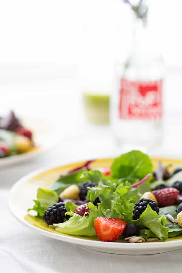 Spring Berry Salad with Lemon Verbena Vinaigrette