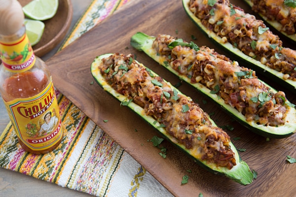 Taco Stuffed Zucchini Recipe