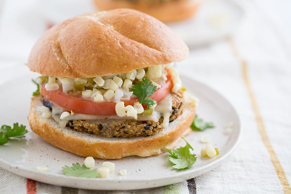 Chipotle Black Bean Quinoa Burgers Recipe