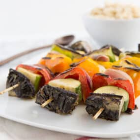 Green Curry Veggie Kabobs Recipe