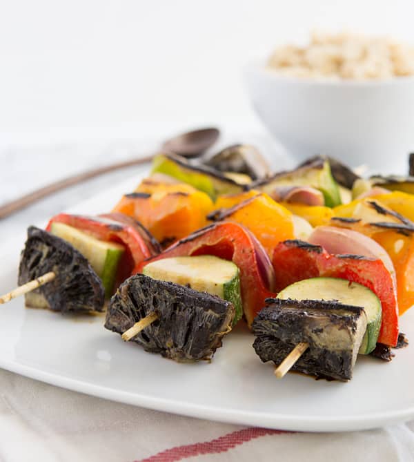 Vegan Green Curry Veggie Kabobs