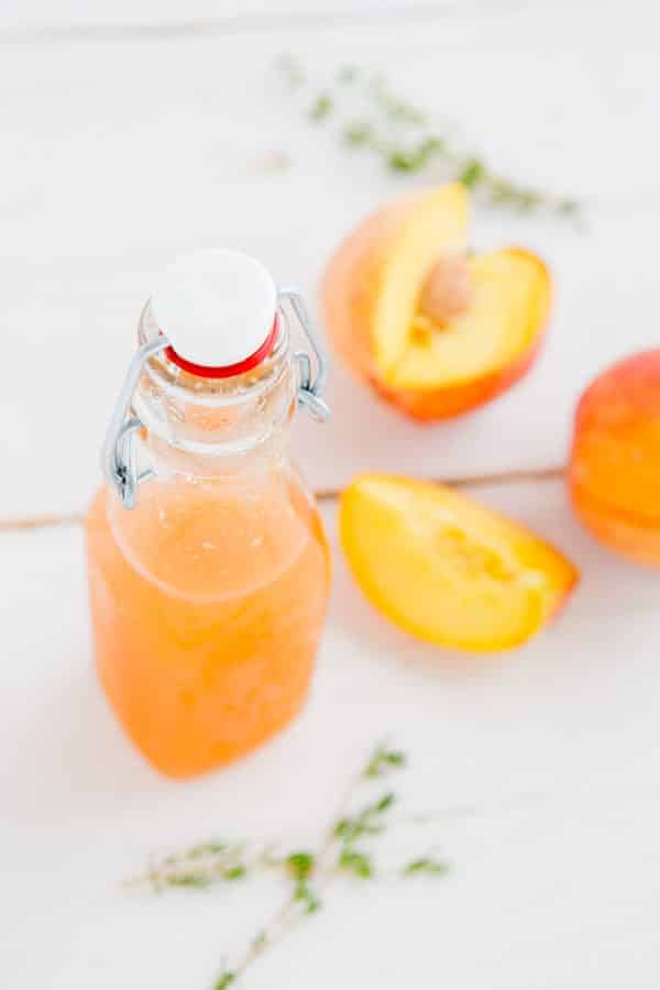 Peach Thyme Syrup