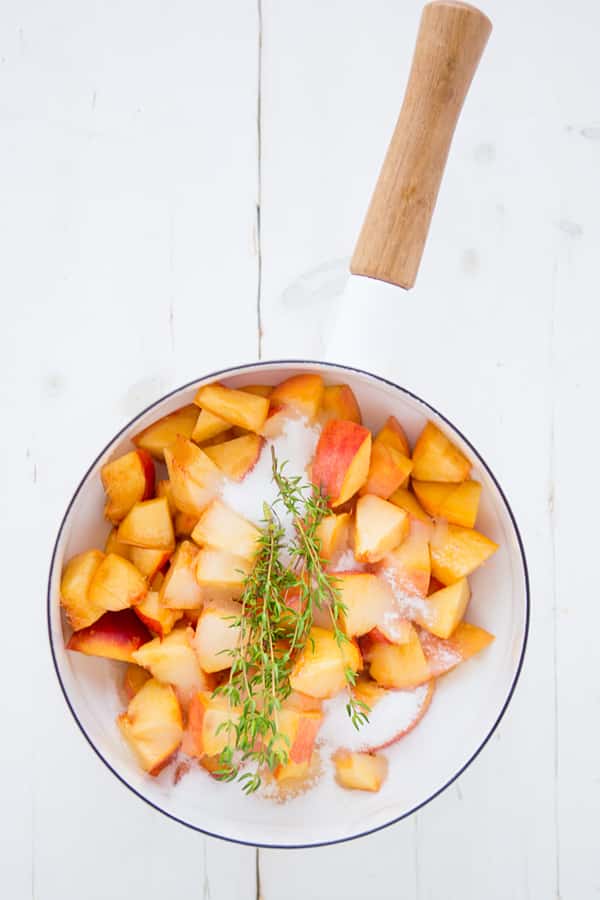 Homemade Peach Iced Tea - Ahead of Thyme