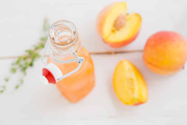Peach Thyme Syrup Recipe