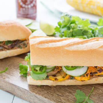 Grilled Veggie Banh Mi Sandwiches Recipe