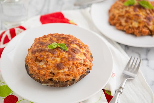 Pizza Quinoa Stuffed Portabella Mushrooms Recipe