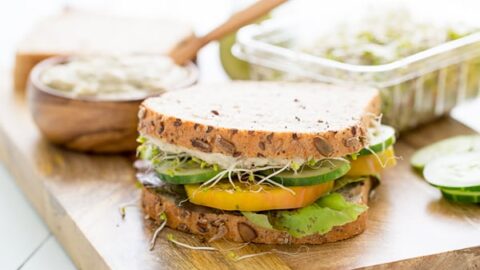 Basil White Bean Dip + Sandwich Spread