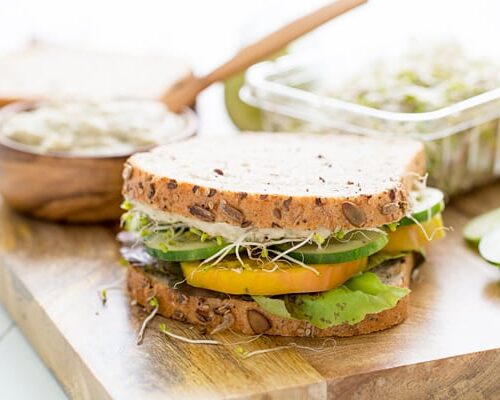 Basil White Bean Dip + Sandwich Spread