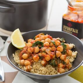 Spicy Chickpea & Spinach Stew Recipe