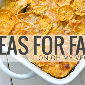 Ideas for Fall on Oh My Veggies