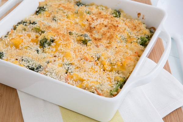 Broccoli Cheddar Brown Rice Casserole Recipe