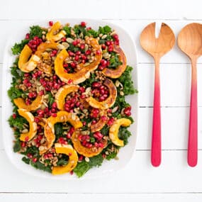 Kale and Delicata Salad with Citrus-Maple Vinaigrette Recipe