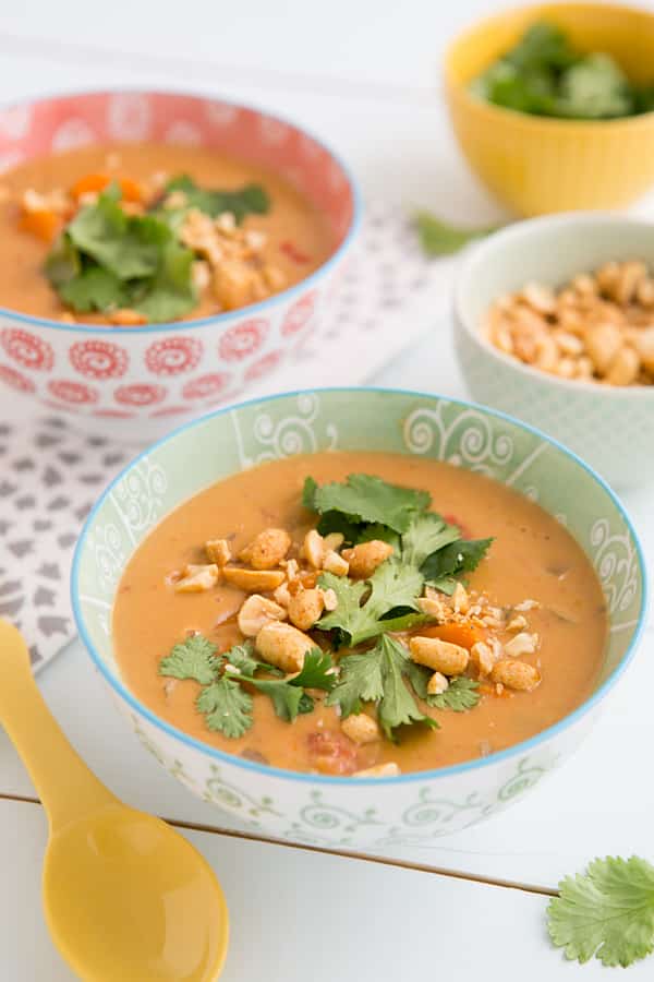 African Peanut Soup from The 30 Minute Vegan: Soup's On!
