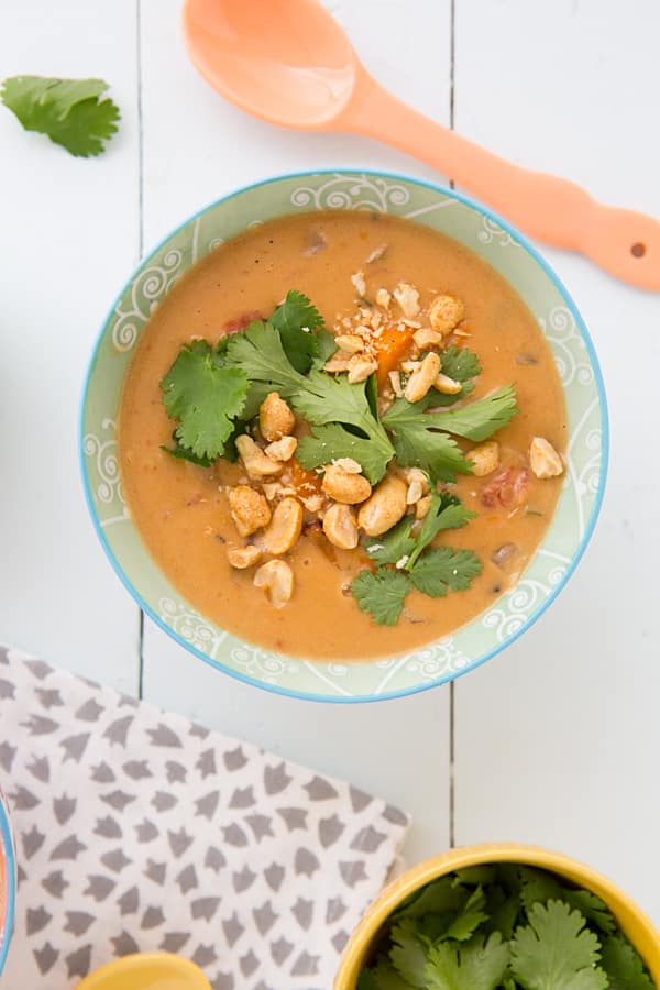 African Peanut Soup from The 30 Minute Vegan: Soup's On!