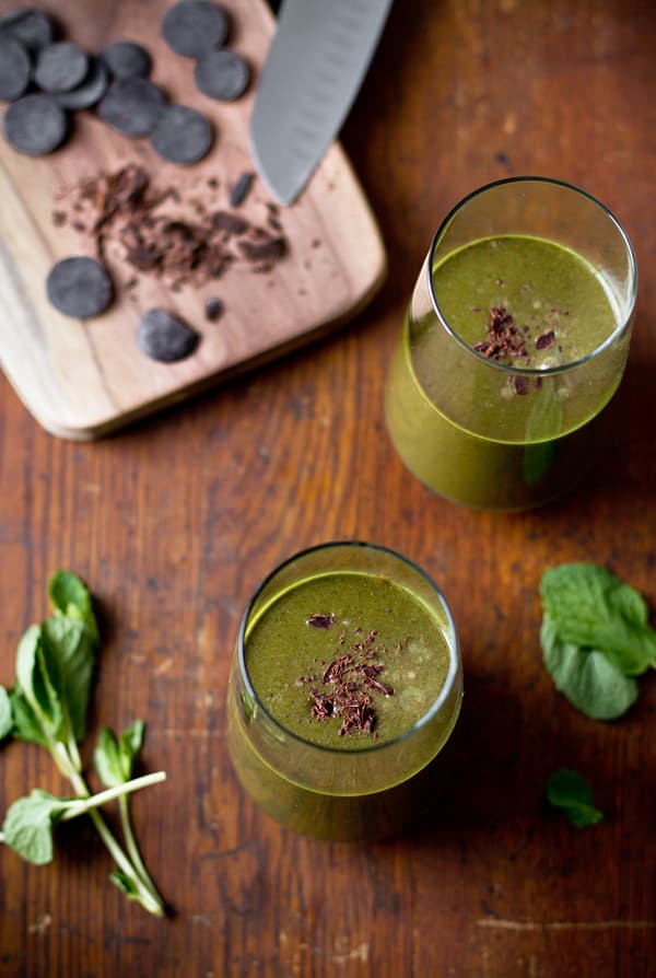 Chocolate Mint Green Smoothie