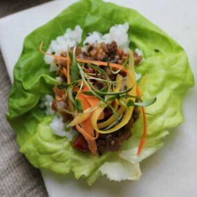 Make it Meatless: Lettuce Wraps