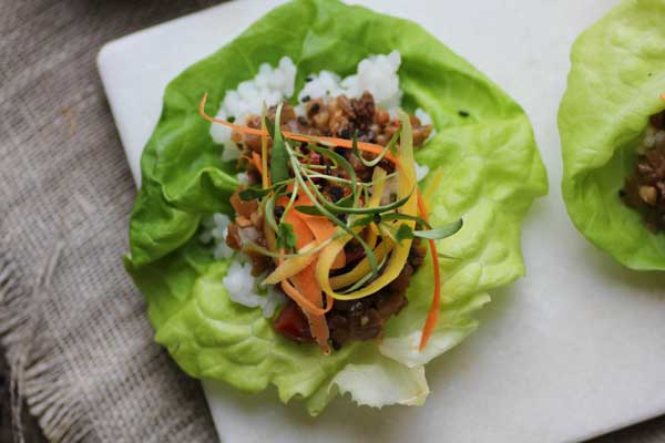 Make it Meatless: Lettuce Wraps