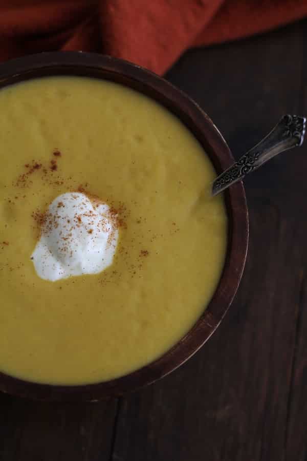 Roasted Acorn Squash Soup