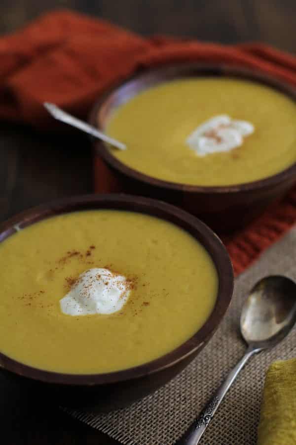 Roasted Acorn Squash Soup