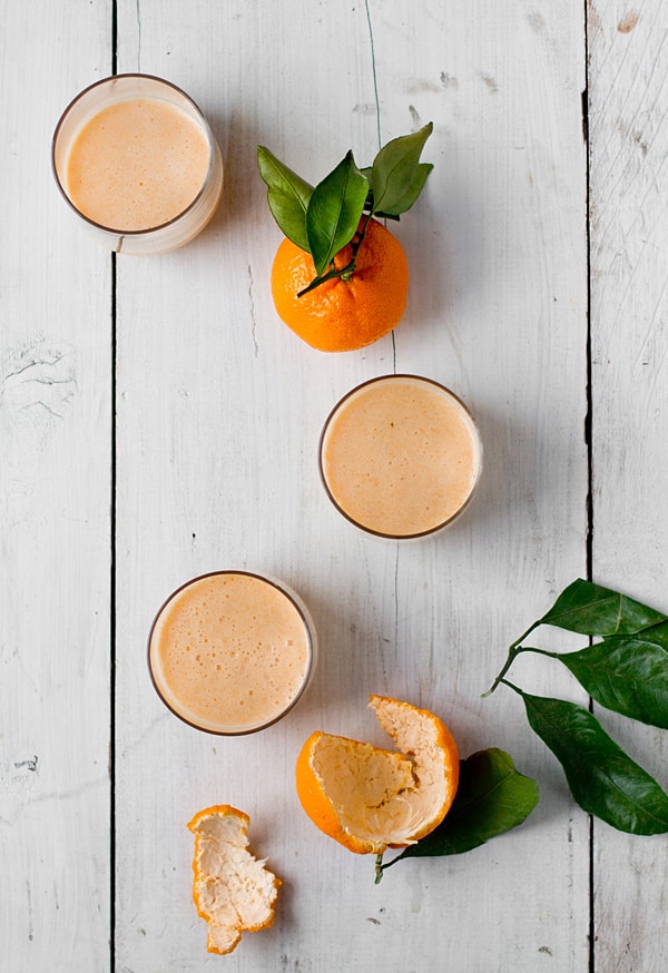 Spicy Mango Mandarin Smoothie Recipe from Oh My Veggies!